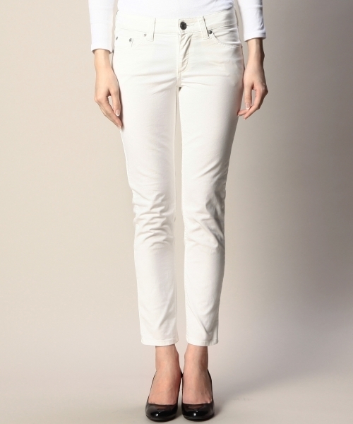 BEAUTY&YOUTH UNITED ARROWS(ビューティーアンドユースユナイテッドアローズ)の「BYBC ツイルスキニー9分丈パンツ 30 ▽◆(その他パンツ・レディース・ホワイト/イエロー/ライトブルー/ブラック/オフホワイト/オリーブ・SMALL/MEDIUM/LARGE)」の11枚目の写真