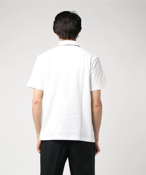 DOUBLE STEAL（ダブルスティール）の「DS World Logo POLO　ポロ（ポロシャツ・メンズ・ホワイト系その他3/ブラック系その他3/ホワイト系その他2/ブラック系その他2/ホワイト系その他/ブラック系その他・LARGE/MEDIUM/X-LARGE）」の8枚目の写真