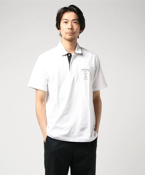 DOUBLE STEAL（ダブルスティール）の「DS World Logo POLO　ポロ（ポロシャツ・メンズ・ホワイト系その他3/ブラック系その他3/ホワイト系その他2/ブラック系その他2/ホワイト系その他/ブラック系その他・LARGE/MEDIUM/X-LARGE）」の17枚目の写真
