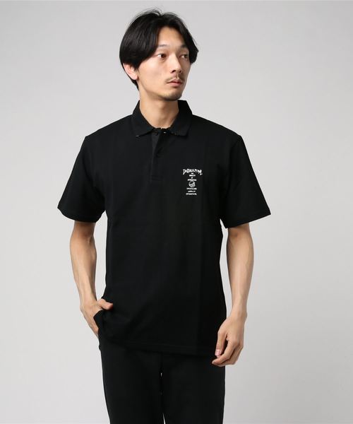 DOUBLE STEAL（ダブルスティール）の「DS World Logo POLO　ポロ（ポロシャツ・メンズ・ホワイト系その他3/ブラック系その他3/ホワイト系その他2/ブラック系その他2/ホワイト系その他/ブラック系その他・LARGE/MEDIUM/X-LARGE）」の14枚目の写真