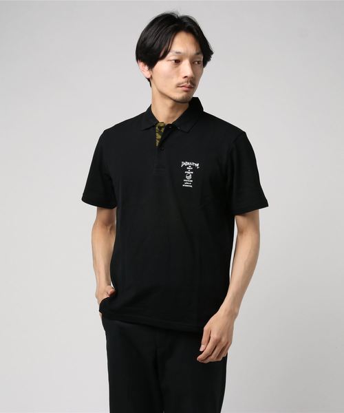 DOUBLE STEAL（ダブルスティール）の「DS World Logo POLO　ポロ（ポロシャツ・メンズ・ホワイト系その他3/ブラック系その他3/ホワイト系その他2/ブラック系その他2/ホワイト系その他/ブラック系その他・LARGE/MEDIUM/X-LARGE）」の11枚目の写真