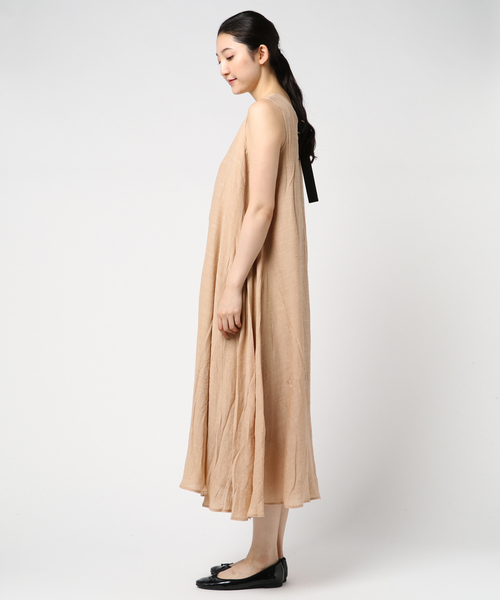LUGG NAGG(ラグナグ)の「【Jewelobe/ ジュエローブ】バックベルトフレアワンピース(ワンピース・レディース・ベージュ/ブラウン/ピンク/ブルー・FREE)」の11枚目の写真