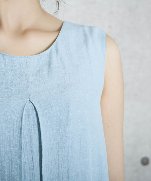 LUGG NAGG(ラグナグ)の「【Jewelobe/ ジュエローブ】バックベルトフレアワンピース(ワンピース・レディース・ベージュ/ブラウン/ピンク/ブルー・FREE)」の10枚目の写真