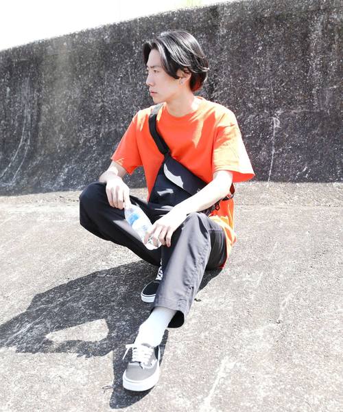 MEI（メイ）の「【MEI】MINI MESSENGER 19/メッセンジャーバッグ（メッセンジャーバッグ・メンズ・ベージュ/ブラック/ブルー/ブラウン/チャコール/グリーン/グレー/ネイビー/オリーブドラブ/オレンジ/ピンク/パープル/レッド/ホワイト/イエロー・FREE）」の21枚目の写真