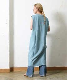 【MADE IN USA】SLEEVELESS POCKET ONEPIECE LONG / スリーブレスポケットワンピースロング