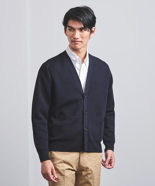 UNITED ARROWS(ユナイテッドアローズ)の「<UNITED ARROWS> ミラノリブ カーディガン(カーディガン/ボレロ・メンズ・ブラック/ベージュ/ネイビー・L/XL/S/M)」の3枚目の写真