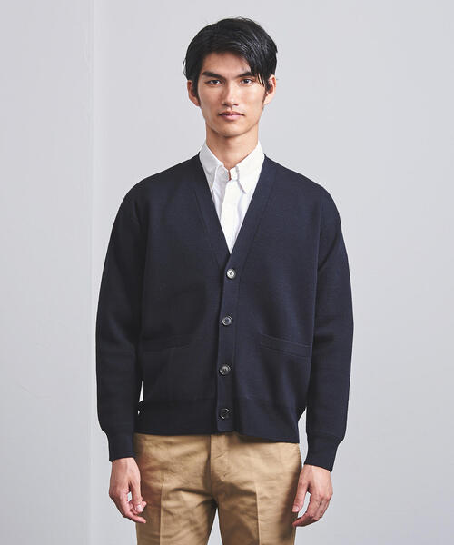UNITED ARROWS(ユナイテッドアローズ)の「<UNITED ARROWS> ミラノリブ カーディガン(カーディガン/ボレロ・メンズ・ブラック/ベージュ/ネイビー・L/XL/S/M)」の14枚目の写真