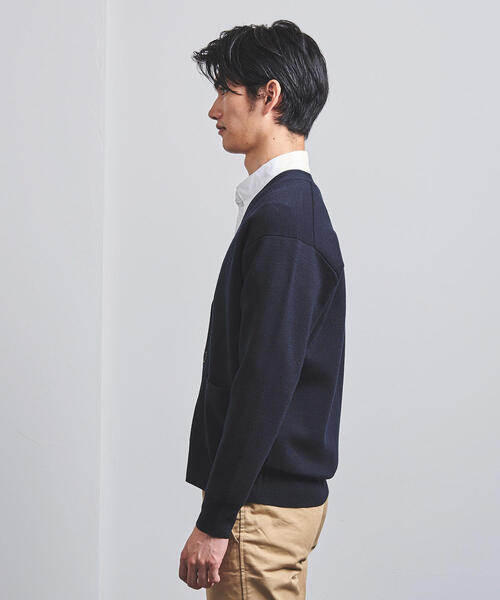 UNITED ARROWS(ユナイテッドアローズ)の「<UNITED ARROWS> ミラノリブ カーディガン(カーディガン/ボレロ・メンズ・ブラック/ベージュ/ネイビー・L/XL/S/M)」の13枚目の写真