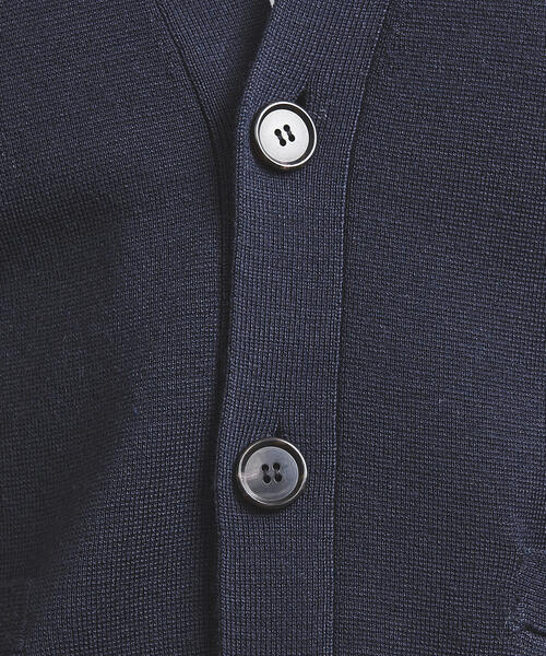 UNITED ARROWS(ユナイテッドアローズ)の「<UNITED ARROWS> ミラノリブ カーディガン(カーディガン/ボレロ・メンズ・ブラック/ベージュ/ネイビー・L/XL/S/M)」の8枚目の写真