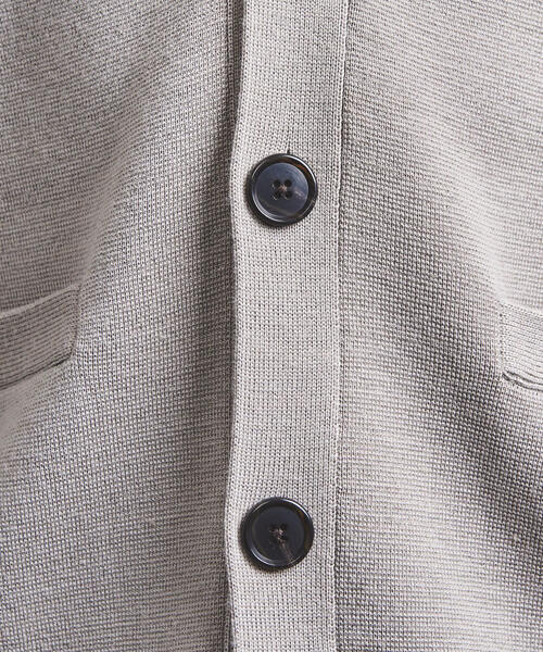 UNITED ARROWS(ユナイテッドアローズ)の「<UNITED ARROWS> ミラノリブ カーディガン(カーディガン/ボレロ・メンズ・ブラック/ベージュ/ネイビー・L/XL/S/M)」の6枚目の写真