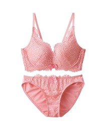 LA PERLA グレー/ピンク ブラジャーショーツセット LA PERLA グレー/ピンク ブラジャーショーツセット LA PERLA グレー