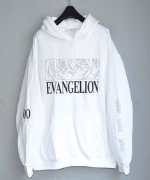 アウターウェア　type02 hoodie(パーカー) ホワイト XLサイズ 「LABRAT×エヴァンゲリオン×YAR」 LABRAT（ラブラット）の「×EVANGELION×YAR type01-2 hoodie