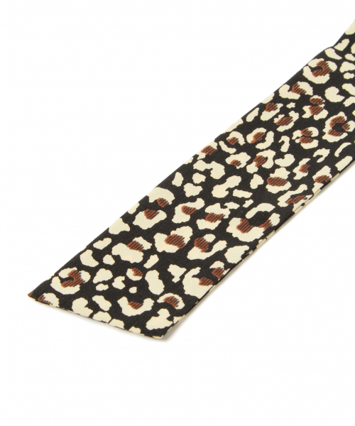 PAGEBOY（ページボーイ）の「レオパードスカーフ（ストール/ショール・レディース・ホワイト/ブラック・FREE）」の4枚目の写真