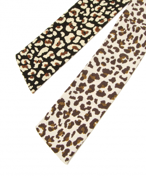 PAGEBOY（ページボーイ）の「レオパードスカーフ（ストール/ショール・レディース・ホワイト/ブラック・FREE）」の6枚目の写真