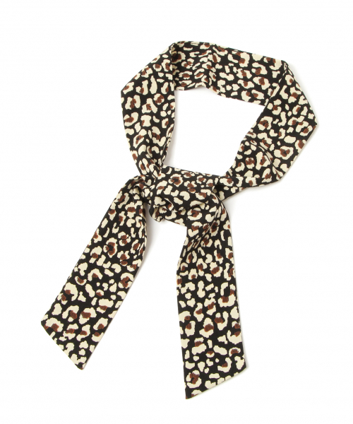 PAGEBOY（ページボーイ）の「レオパードスカーフ（ストール/ショール・レディース・ホワイト/ブラック・FREE）」の7枚目の写真