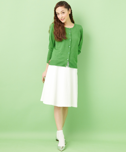 green label relaxing(グリーンレーベルリラクシング)の「◆GC LI LBTY カーディガン ◆(カーディガン/ボレロ・レディース・ブラック/ネイビー/ケリー/レッド/ベージュ/パープル/イエロー/ロイヤルブルー・44/36/38/42/40)」の9枚目の写真