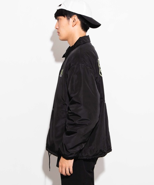 WEGO（ウィゴー）の「WEGO/グラフィックボアコーチジャケット（ブルゾン・メンズ・ブラック/パープル・MEDIUM/LARGE）」の14枚目の写真