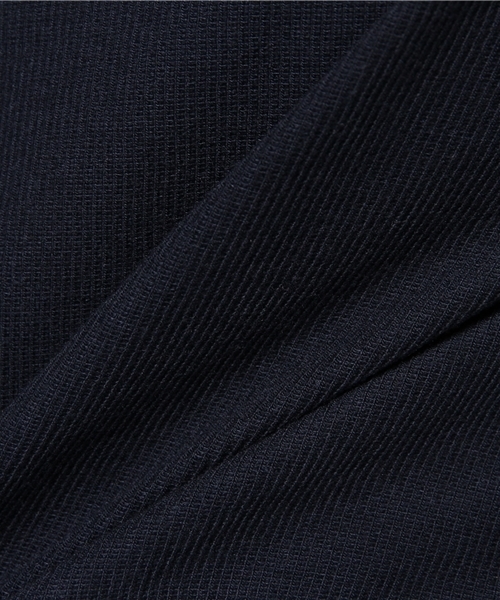 Chico(チコ)の「薄ワッフル衿付きTOPS(Tシャツ/カットソー・レディース・ホワイト/グレー/オフホワイト/ネイビー・FREE)」の13枚目の写真