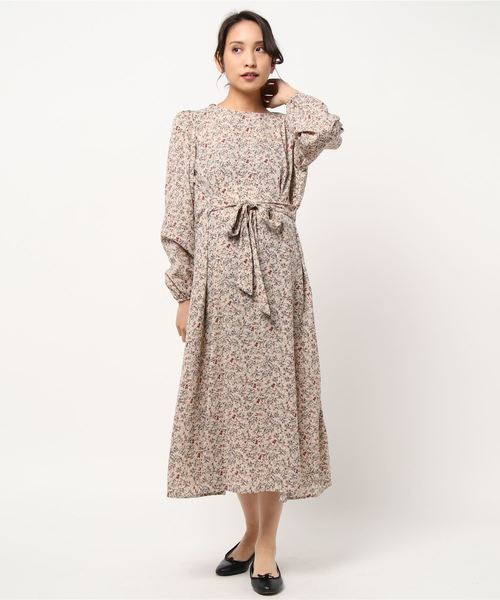 セール 小花柄ロングワンピース ワンピース ワンピース Mews Refined Refined Mews Clothes ミューズリファインドクローズ のファッション
