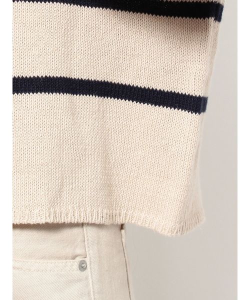 Ungrid（アングリッド）の「ルーズショートボーダーニット（ニット/セーター・レディース・オフホワイト/ネイビー・FREE）」の12枚目の写真