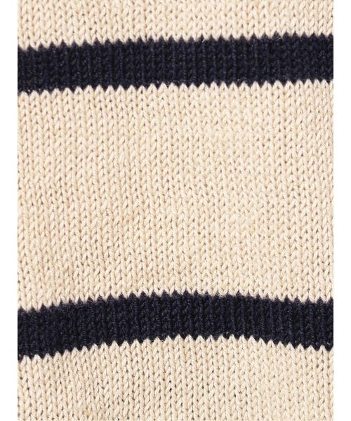 Ungrid（アングリッド）の「ルーズショートボーダーニット（ニット/セーター・レディース・オフホワイト/ネイビー・FREE）」の5枚目の写真