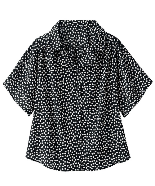 GeeRA(ジーラ)の「カイキン袖フレアーシャツブラウス(シャツ/ブラウス・レディース・その他/チェック・MEDIUM/LARGE/X-LARGE)」の5枚目の写真