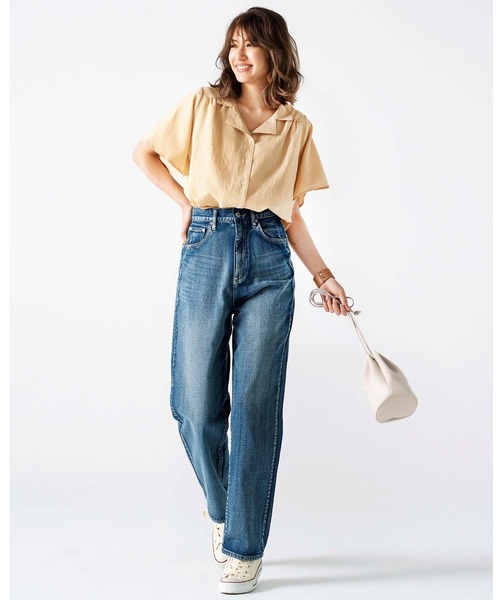 GeeRA(ジーラ)の「カイキン袖フレアーシャツブラウス(シャツ/ブラウス・レディース・その他/チェック・MEDIUM/LARGE/X-LARGE)」の4枚目の写真