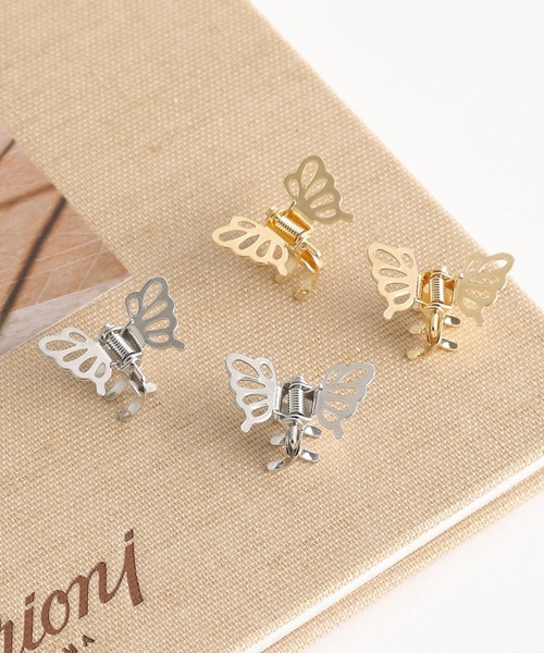 Me%（ミィパーセント）の「☆2点SET☆チョウチョウ2Pチビクリップ（その他ヘアアクセサリー・レディース・ライトイエロー/ライトグレー/サックスブルー/ベージュ・FREE）」の21枚目の写真