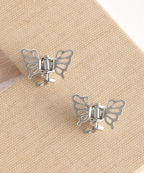 Me%（ミィパーセント）の「☆2点SET☆チョウチョウ2Pチビクリップ（その他ヘアアクセサリー・レディース・ライトイエロー/ライトグレー/サックスブルー/ベージュ・FREE）」の20枚目の写真