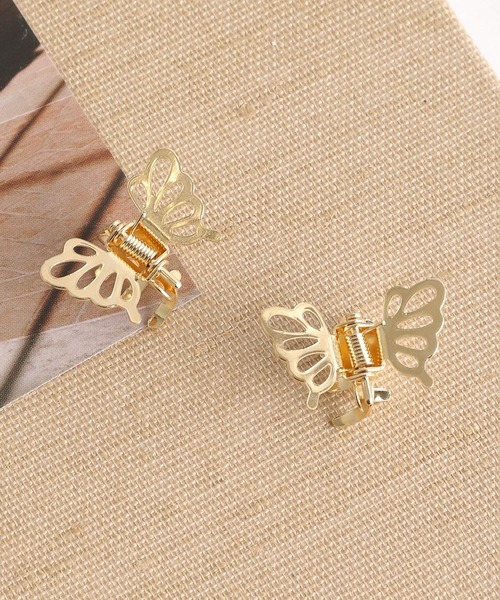 Me%（ミィパーセント）の「☆2点SET☆チョウチョウ2Pチビクリップ（その他ヘアアクセサリー・レディース・ライトイエロー/ライトグレー/サックスブルー/ベージュ・FREE）」の19枚目の写真