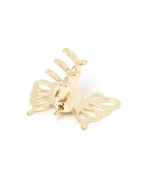 Me%（ミィパーセント）の「☆2点SET☆チョウチョウ2Pチビクリップ（その他ヘアアクセサリー・レディース・ライトイエロー/ライトグレー/サックスブルー/ベージュ・FREE）」の5枚目の写真