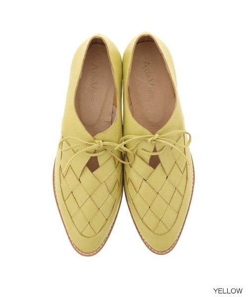 A de Vivre（アドゥヴィーヴル）の「【本革】メッシュレザーシューズ（その他シューズ・レディース・ブラック/ベージュ/イエロー/キャメル・LL/M/L/S）」の6枚目の写真