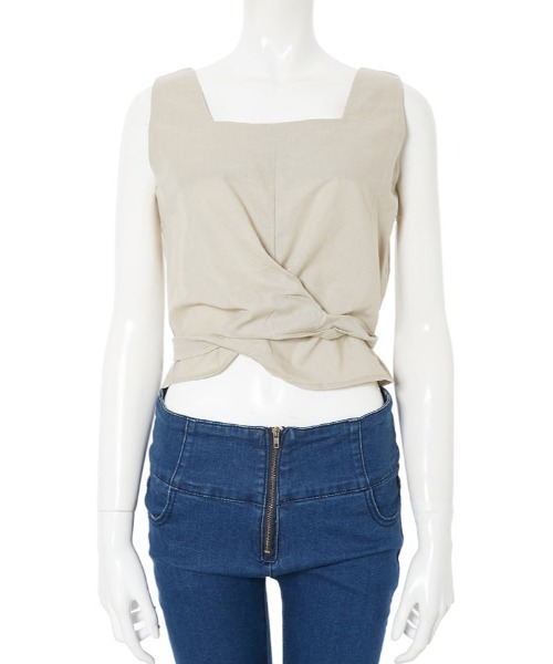 fifth（フィフス）の「バックシャンスクエアトップス（シャツ/ブラウス・レディース・ベージュ・MEDIUM）」の2枚目の写真