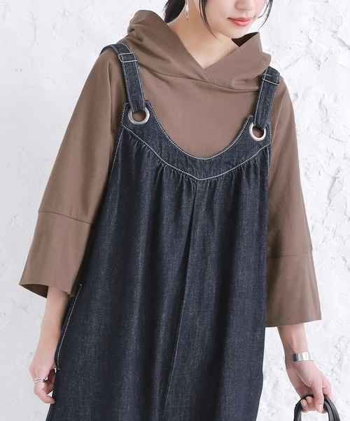 パーカー風スタンドカラーカットソー Tシャツ カットソー N Orlabel ノアールレーベル のファッション通販 Zozotown