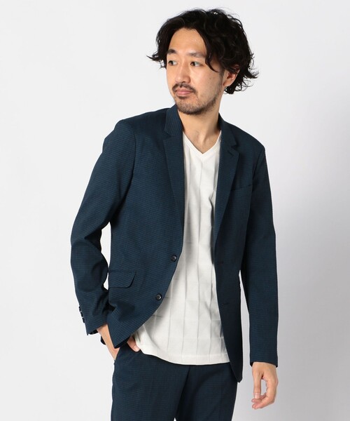 Stutostein Nolley's（シュテットシュタインノーリーズ）の「ＭＯＤＥＲＮ　ＤＲＹ　ＪＫ（テーラードジャケット・メンズ・チャコールグレー/ブルーグレー/ブルー/サンドグレー・SMALL/MEDIUM/LARGE/X-LARGE）」の4枚目の写真