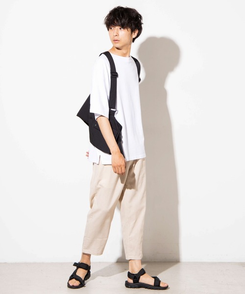 WEGO（ウィゴー）の「WEGO/リネンミックスクロップドパンツ（スラックス・メンズ・ベージュ/ダークグレー/ネイビー/ブラック・LARGE/MEDIUM）」の11枚目の写真