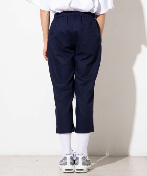 WEGO（ウィゴー）の「WEGO/リネンミックスクロップドパンツ（スラックス・メンズ・ベージュ/ダークグレー/ネイビー/ブラック・LARGE/MEDIUM）」の5枚目の写真