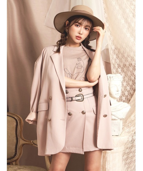 Darich ウエストベルトメルヘンコート　グレー ダーリッチ Darich ウエストベルトメルトンコート （グレー