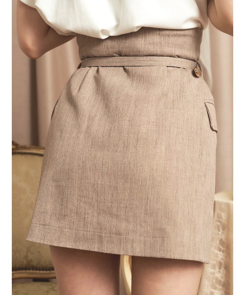 Darich（ダーリッチ）の「ハイウエストベルトスカート（スカート・レディース・ピンク/マスタード/ブラウン系その他・S/M）」の14枚目の写真