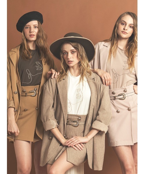 Darich（ダーリッチ）の「ハイウエストベルトスカート（スカート・レディース・ピンク/マスタード/ブラウン系その他・S/M）」の16枚目の写真