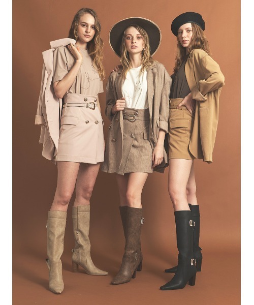 Darich（ダーリッチ）の「ハイウエストベルトスカート（スカート・レディース・ピンク/マスタード/ブラウン系その他・S/M）」の18枚目の写真