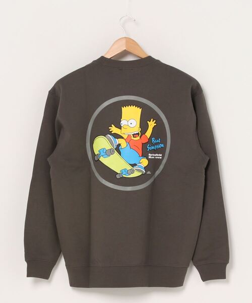 minsobi ムーンビッグシルエットスウェット ムーンプリント