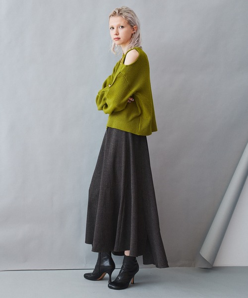 STUDIOUS - inella ショルダーニットトップス INella ショルダーホールニットトップス - メルカリ