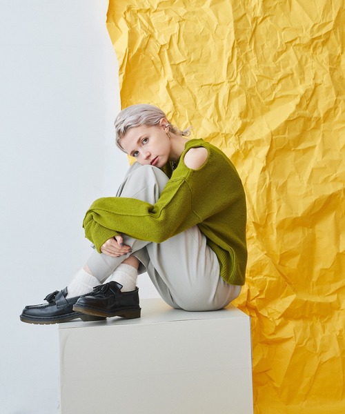 STUDIOUS - inella ショルダーニットトップス INella ショルダーホールニットトップス - メルカリ