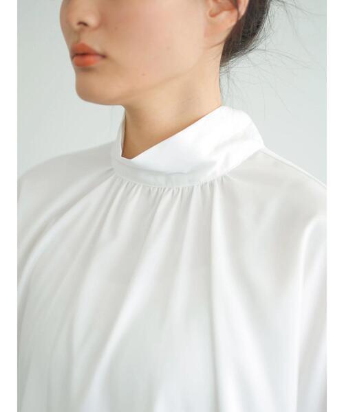 AMERICAN HOLIC（アメリカンホリック）の「バックリボン袖ギャザーブラウス（シャツ/ブラウス・レディース・ブラック/オフホワイト・FREE）」の14枚目の写真
