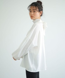 AMERICAN HOLIC | バックリボン袖ギャザーブラウス(シャツ/ブラウス)