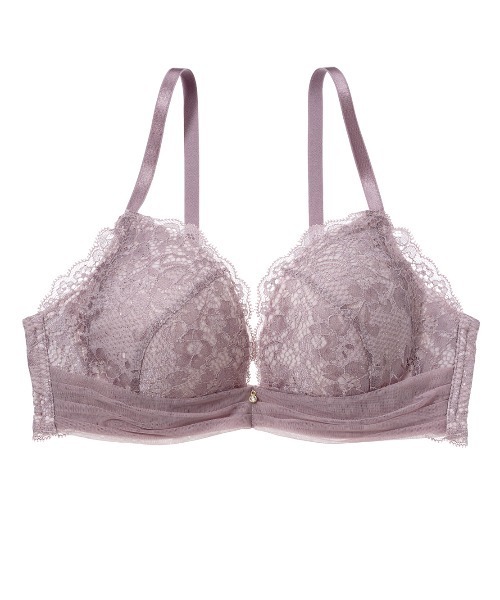 PEACH JOHN（ピーチジョン）の「【盛りブラ売上No.1※ヒットシリーズ！盛れるのにまるでノンワイヤーのような着け心地】ナイスバディブラミスティブーケ（ブラジャー・レディース・ホワイト/チェリーピンク/ブルー/ネイビー/ピンク/ボルドー/ブルーグリーン/ラベンダー/ブラック/ダークパープル/スモークピンク/オフホワイト/レッド・B65/B70/C70/D70/B75/A65/A70/A75/C65/C75/D65/D75/E65/E70/E75/F65/F70/F75/E80/C80/D80）」の7枚目の写真