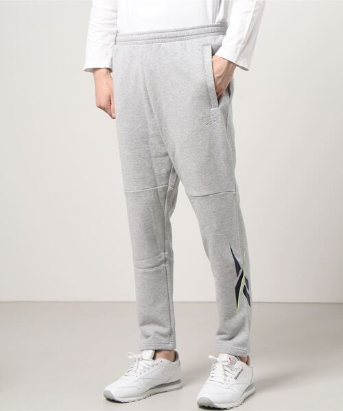 Reebok（リーボック）の「クラシックス ニットパンツ / Classics Knit Pants（スウェットパンツ・メンズ・グレー/ブラック・SMALL/MEDIUM/X-LARGE/LARGE/XX-LARGE/XXX-LARGE）」の8枚目の写真