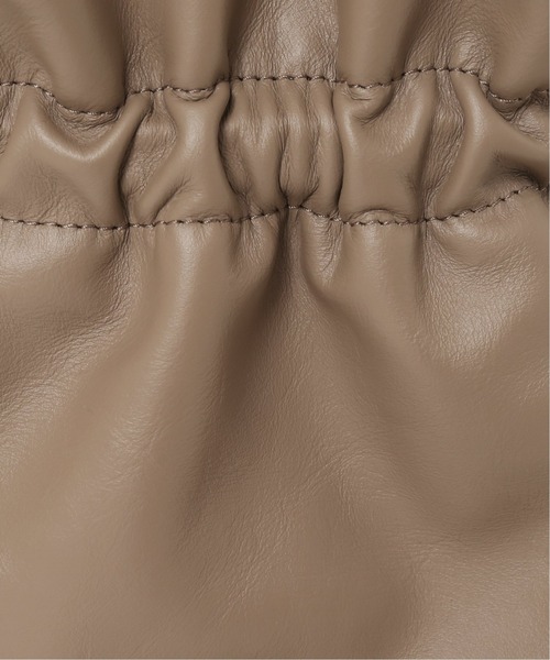 SLOBE IENA（スローブイエナ）の「【MARCO BIANCHINI/マルコ・ビアンキーニ 】巾着ハンドバッグ◆（ハンドバッグ・レディース・ベージュ/レッド・FREE）」の17枚目の写真