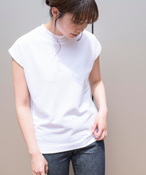 【ドレステリアにて購入】バドナーBATONERフレンチスリーブTシャツ BATONER (バトナー) MERIYASU FRENCH SLEEVE T-SHIRT / メリヤス